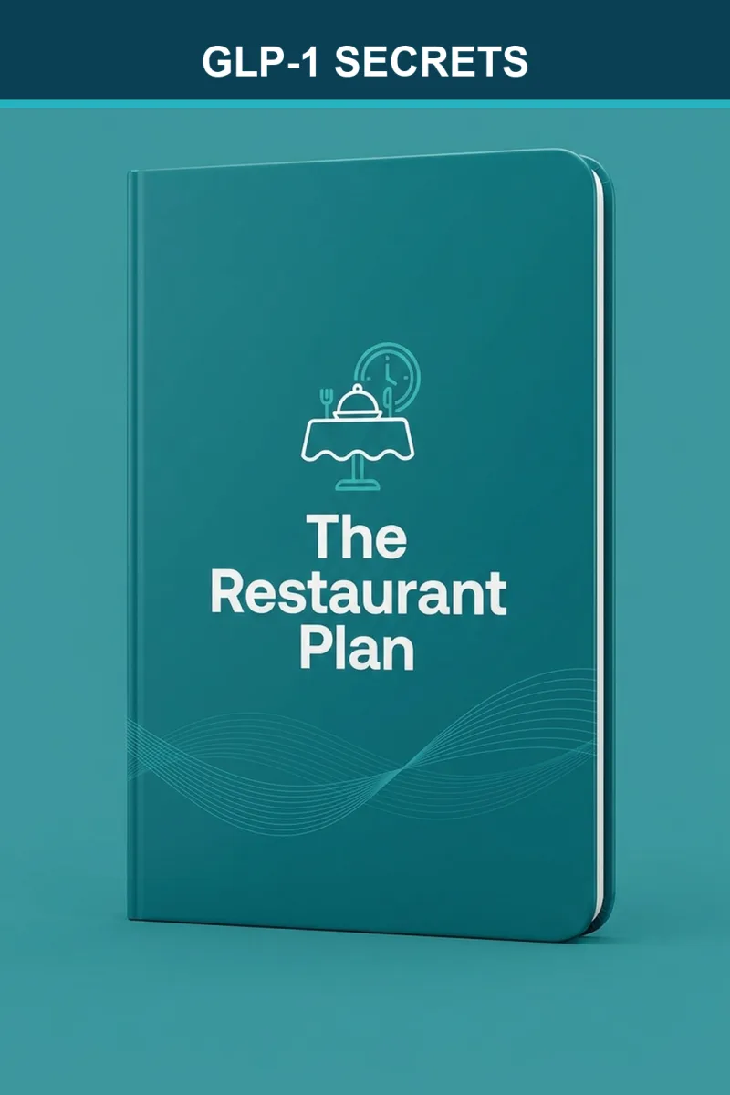 Dining Out on a GLP-1: Portions, Rich Foods, Alcohol, and Regret Prevention guide cover