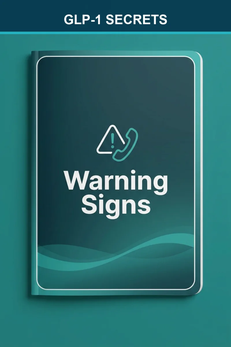 GLP-1 Warning Signs: Gallbladder, Pancreas, Severe Stomach Symptoms, and When to Call guide cover