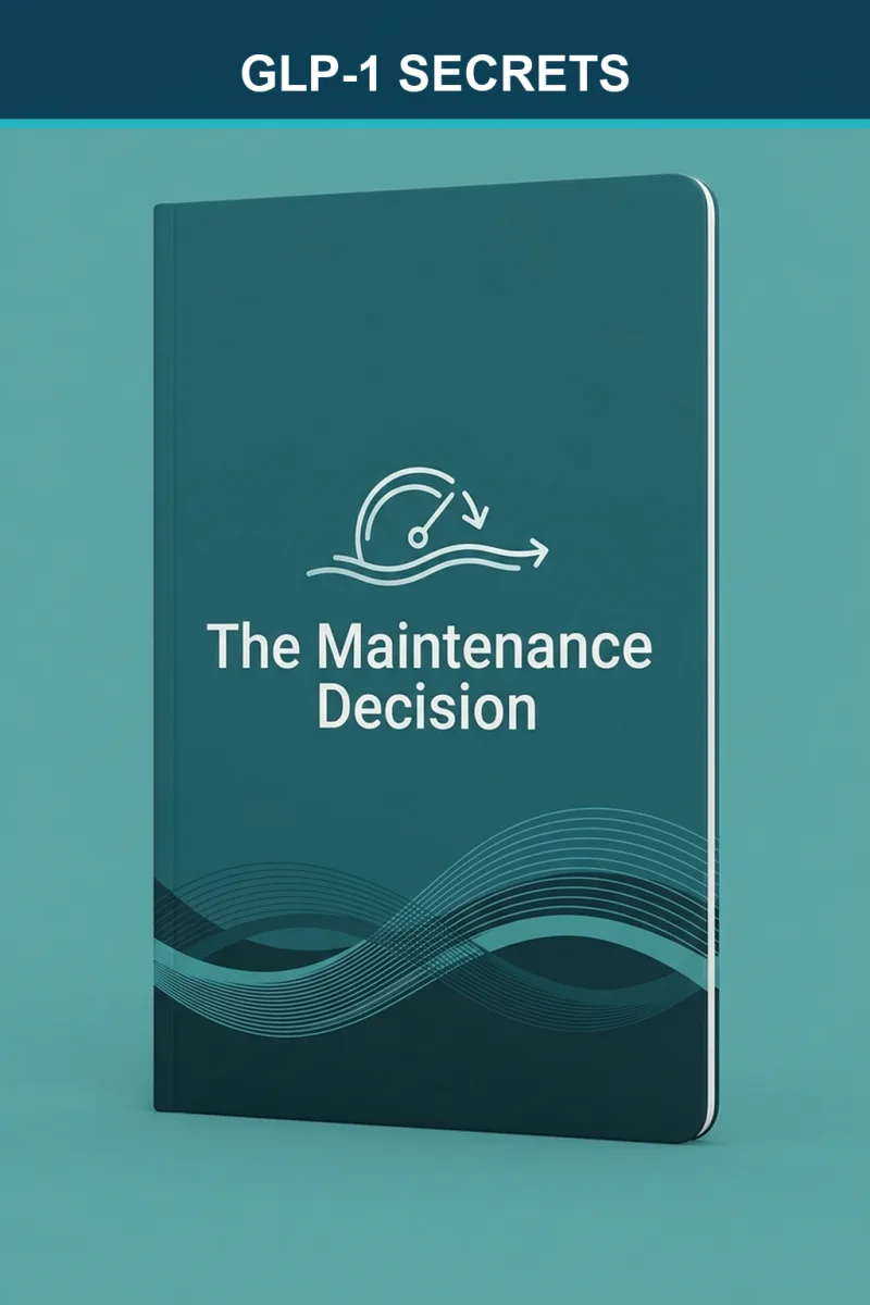 The Maintenance-Dose Decision: Cost, Hunger, Weight Stability, and the Long Game guide cover