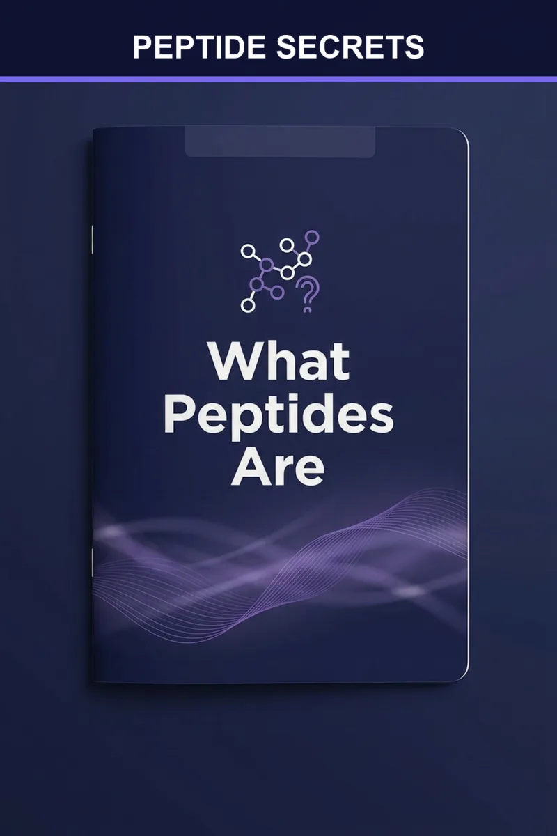 What Peptides Actually Are: The Plain-English Map Before You Buy a Vial guide cover