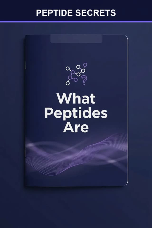 What Peptides Actually Are: The Plain-English Map Before You Buy a Vial — Guide 01 cover