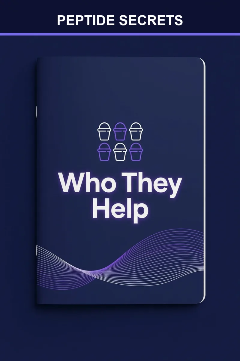 Who Peptides May Help: Recovery, Sleep, Skin, Metabolic, and Performance Buckets guide cover