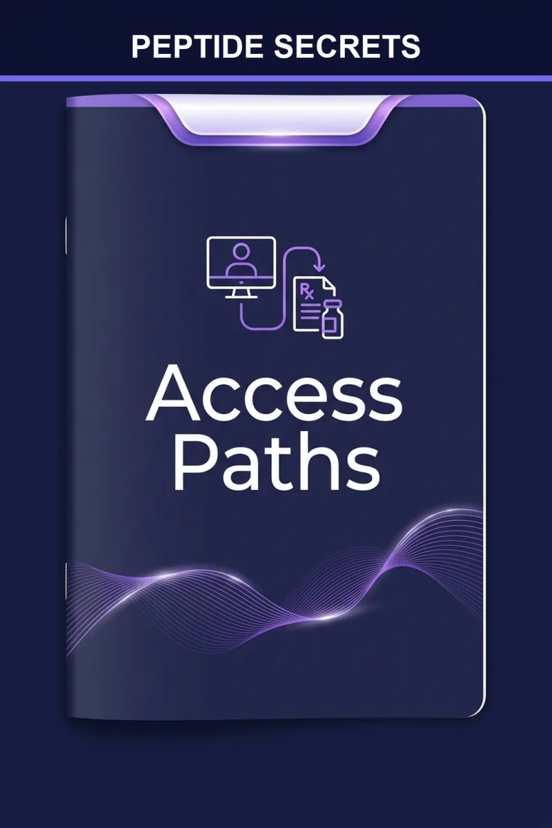 Prescription, Clinic, Compounding Pharmacy, or Research Chemical? The Access Paths Explained guide cover