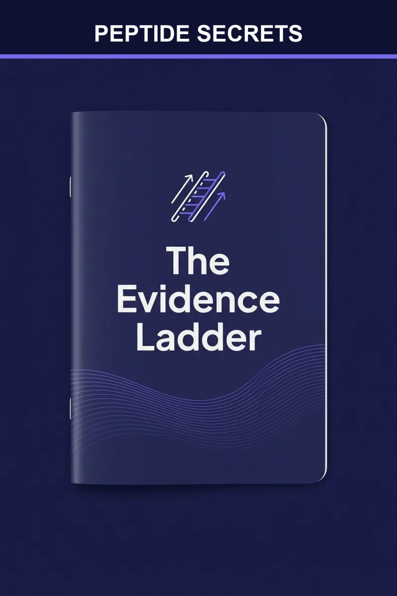 The Evidence Ladder: Which Peptides Have Human Data and Which Are Mostly Hype guide cover