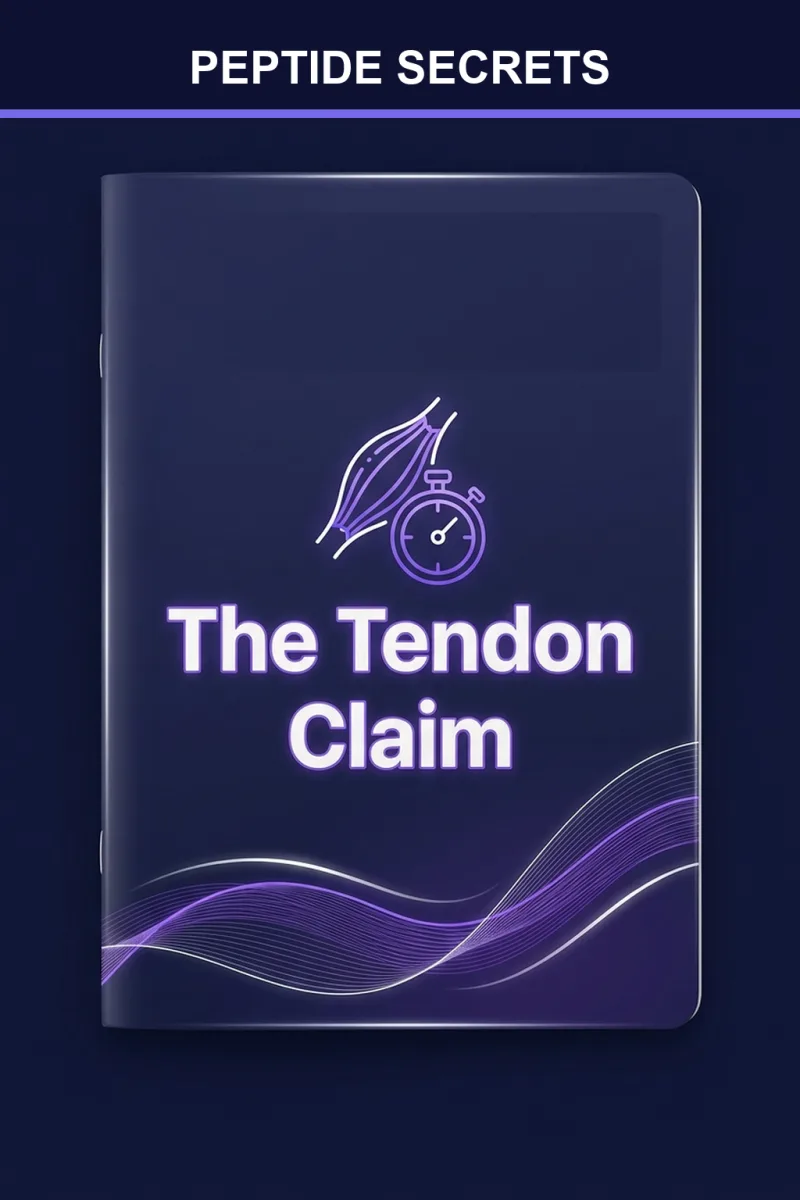 Tendon Pain and Peptide Claims: What BPC-157 and TB-500 Can and Cannot Promise guide cover
