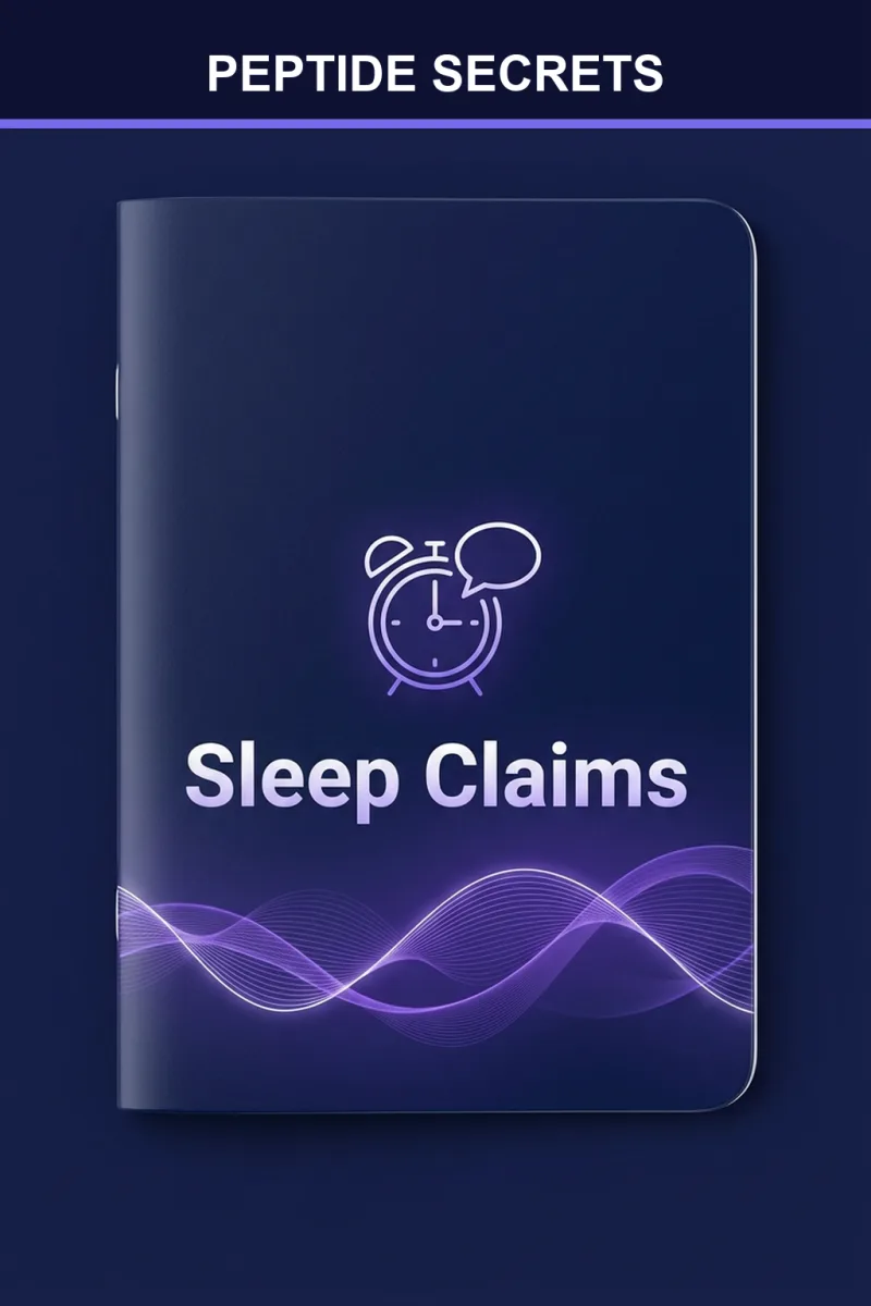 Peptides for Poor Sleep: Recovery Claims, Hormone Tradeoffs, and Better Questions guide cover