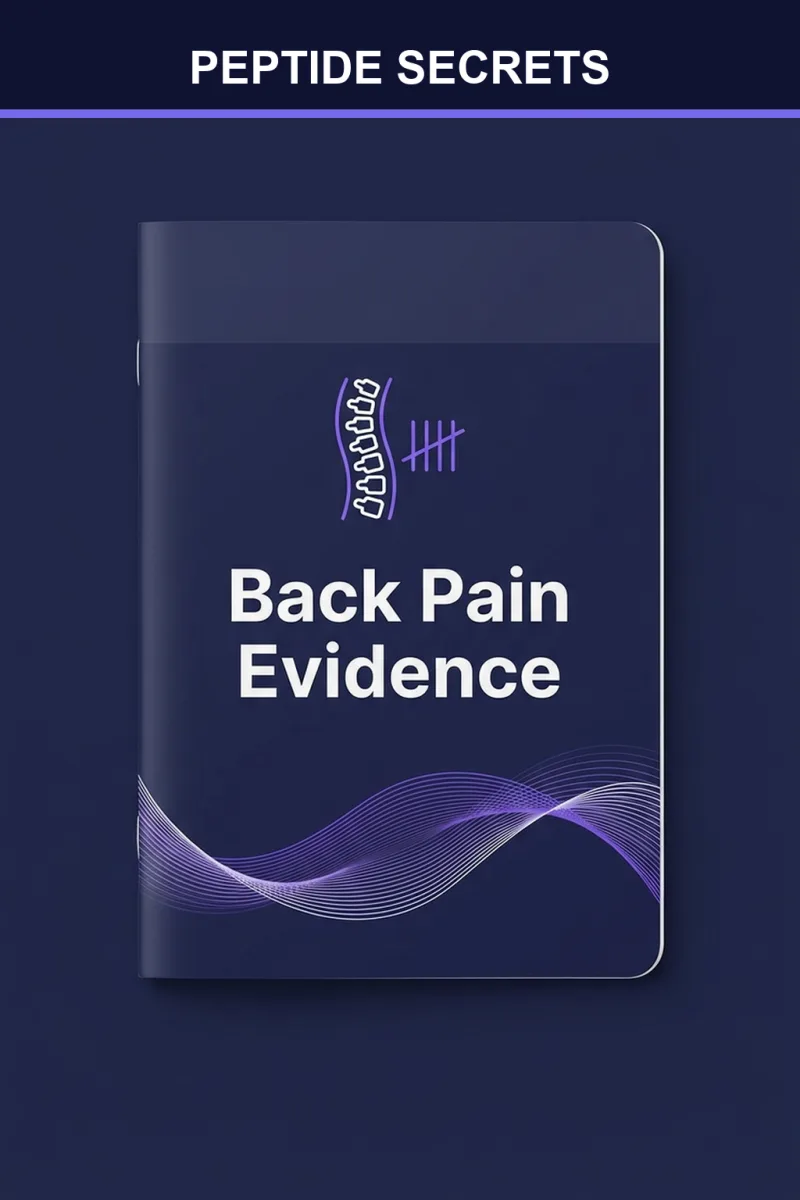 Peptides and Back Pain: What the Research Shows guide cover