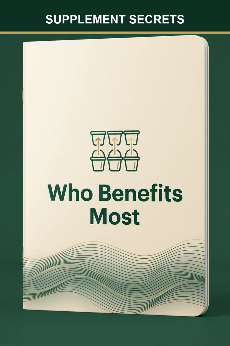 Who Supplements Help Most guide cover