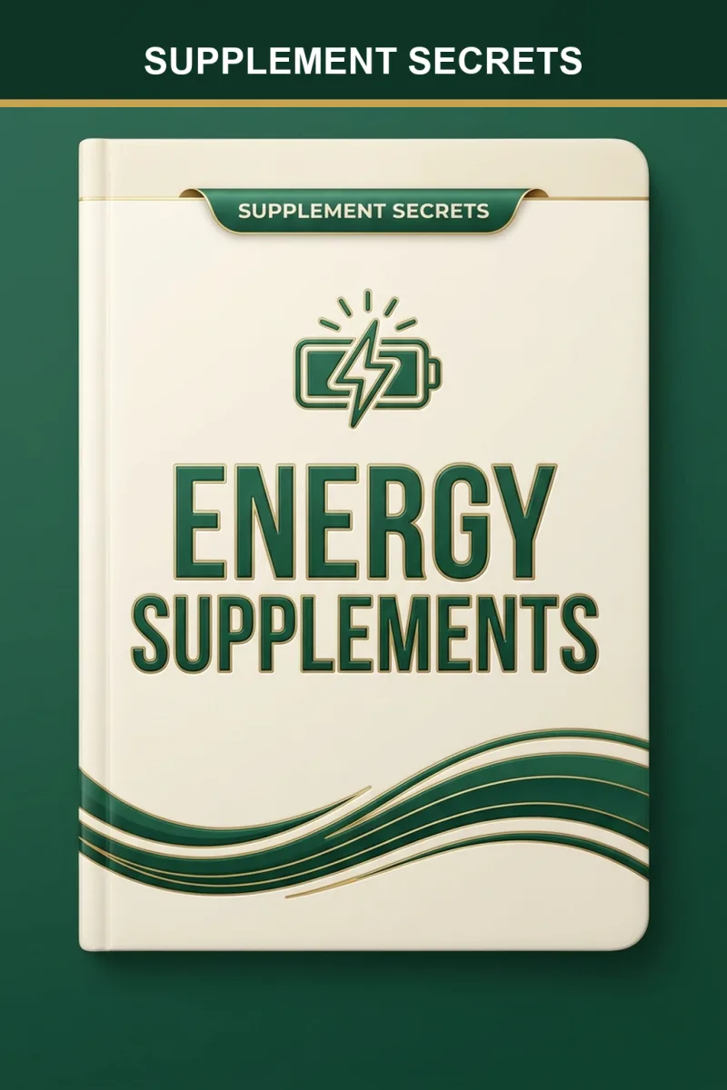 Energy and Mitochondria Supplements guide cover