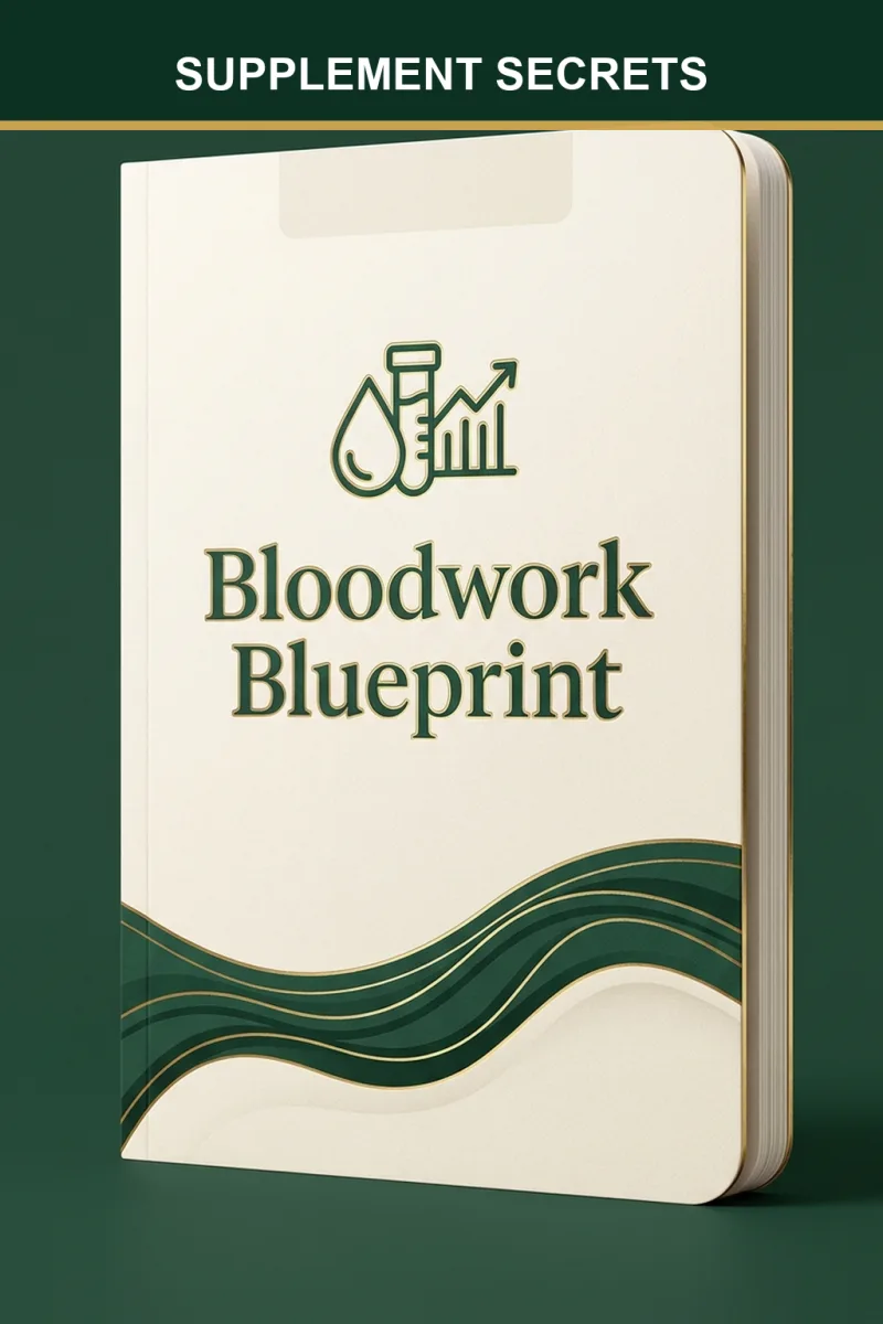 The Supplement Bloodwork Blueprint guide cover