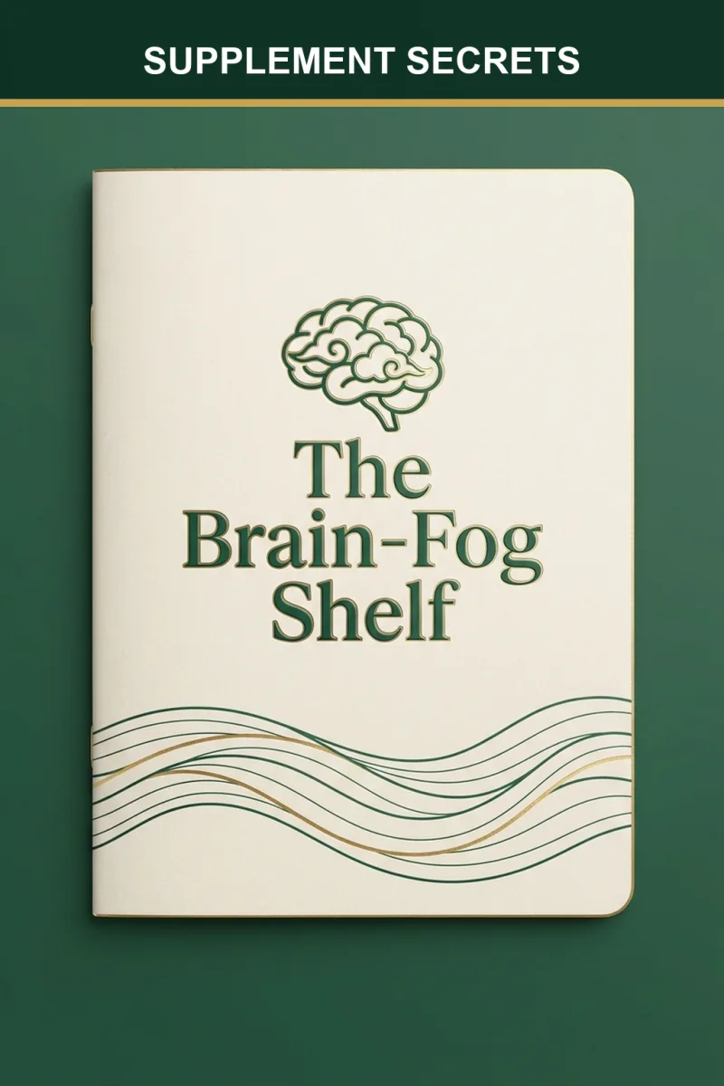 The Brain-Fog Stack: Creatine, Omega-3s, B Vitamins, Caffeine, and Better First Checks guide cover