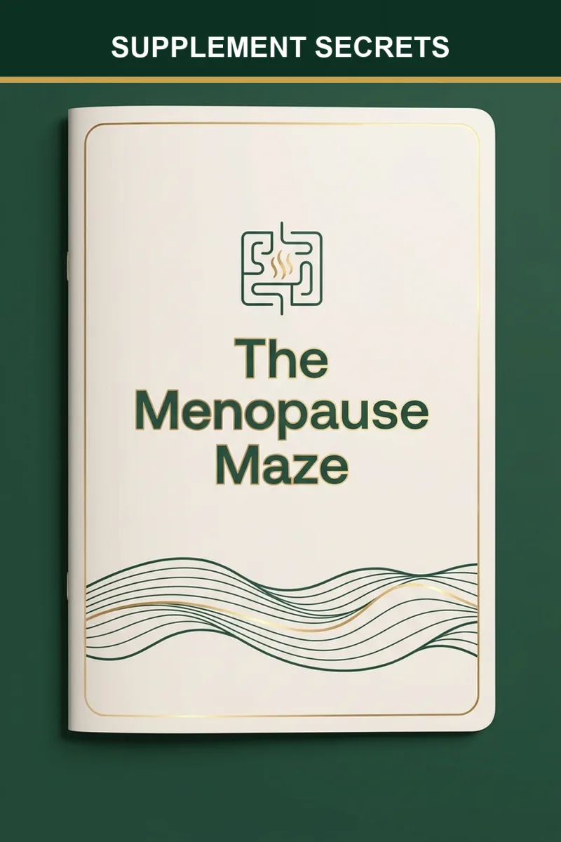 The Menopause Supplement Maze: Hot Flashes, Sleep, Mood, and Interaction Checks guide cover
