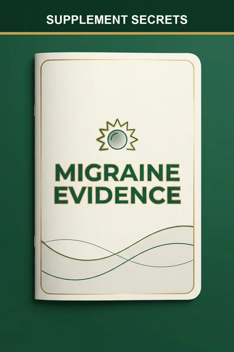 Supplements and Migraines: What the Research Shows guide cover