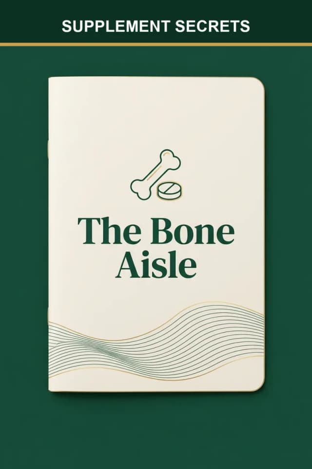 Supplements and Bone Health: What the Research Shows guide cover